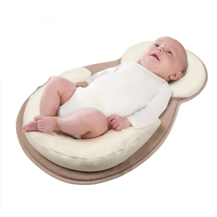 Ergonomisch Baby Slaapkussen – Ademend & Comfortabel (0–6 Maanden)