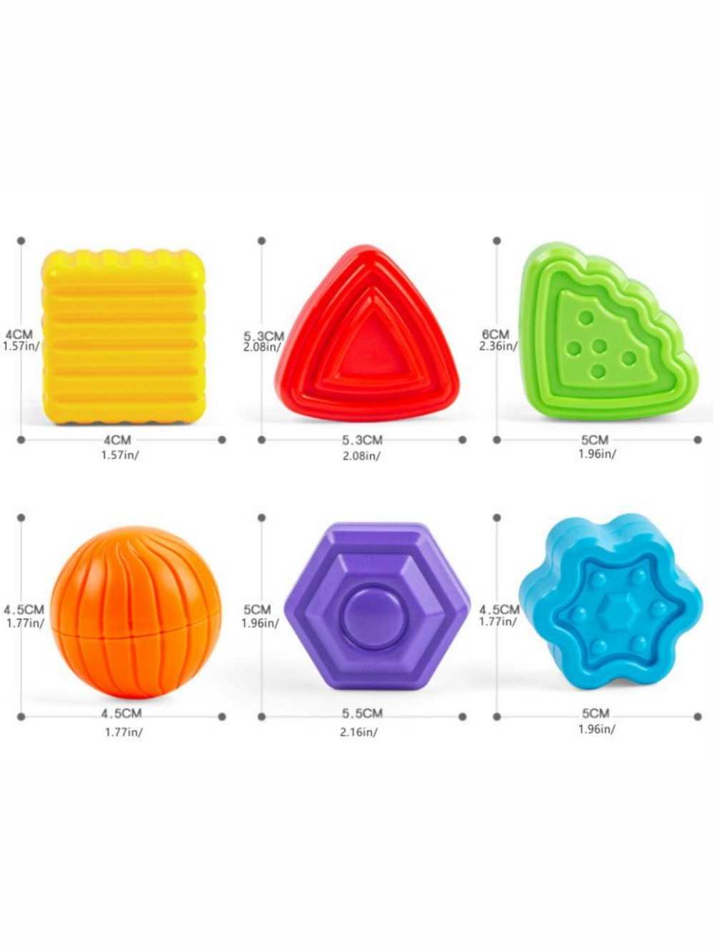 Sensorische Vormenkubus Baby – Montessori Speelgoed 6+ Maanden