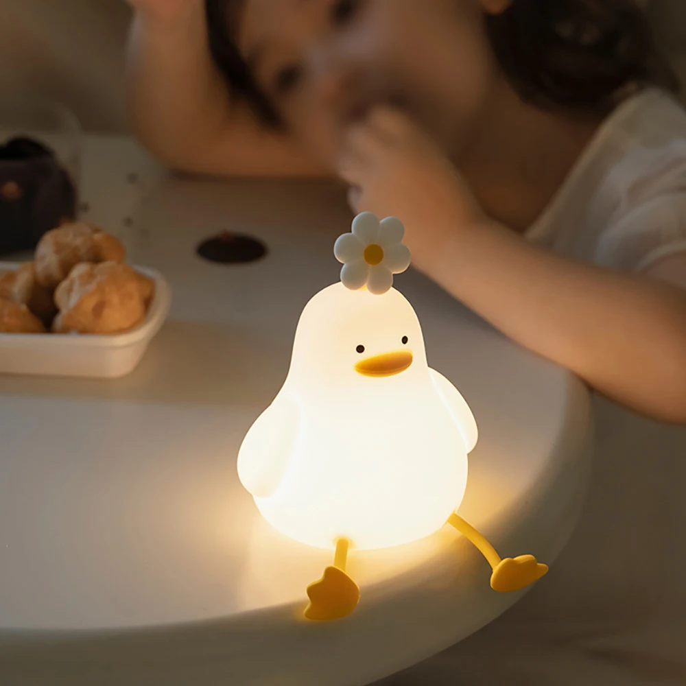LumoKids Eend Nachtlampje – Veilig & Rustgevend voor Kinderen
