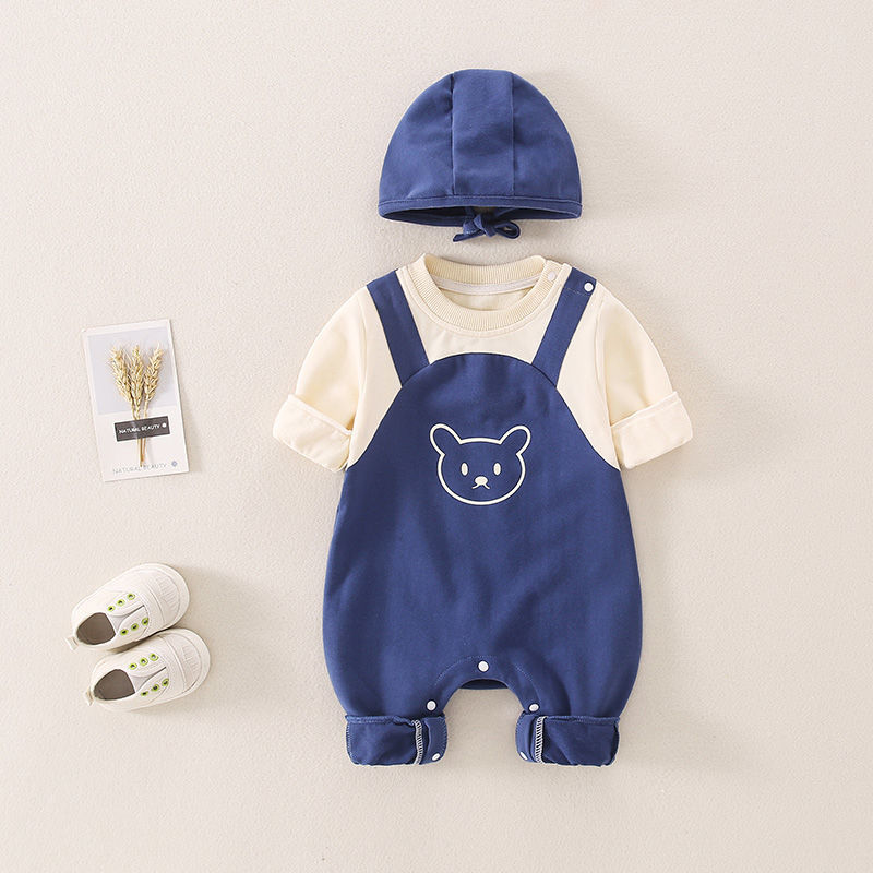 Luvino Babywear SnugCub Hooded Onesie – Warme Katoenen Baby Jumpsuit met Capuchon
