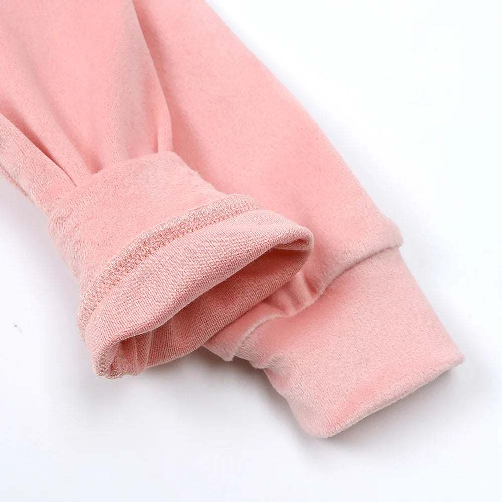 CozyTrail Kids Velvet Tracksuit – Warm & Comfortable Training Set for Children