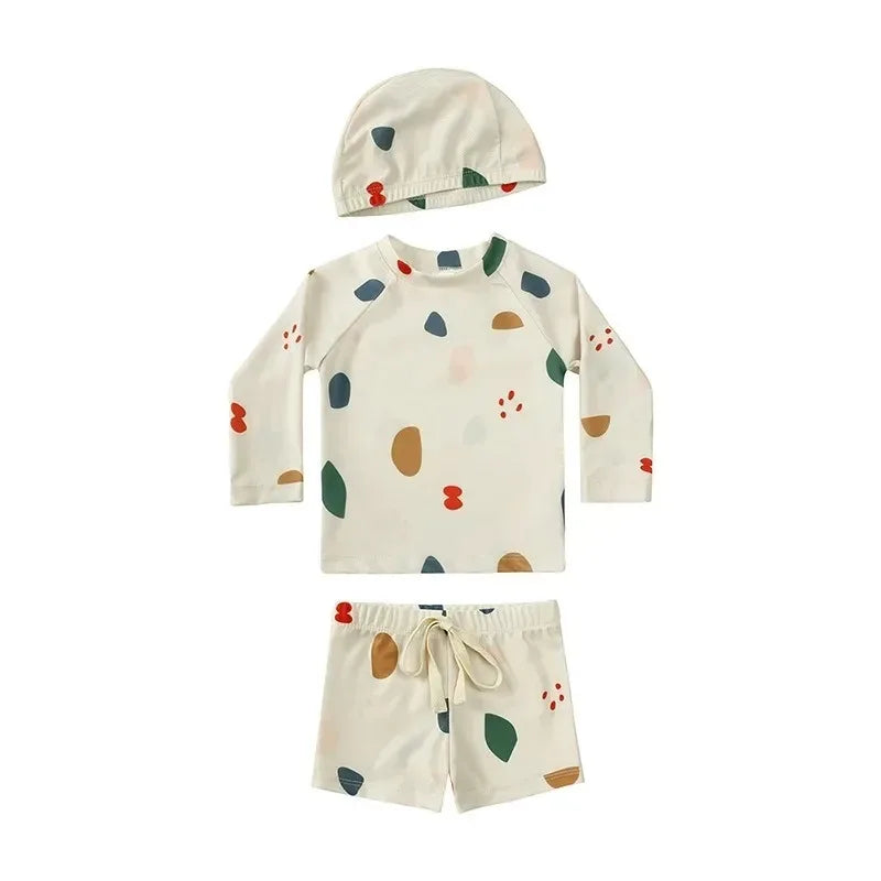 Baby Jongens UV Zwemset met Hoed – UPF 50+ | 9M-7 jaar