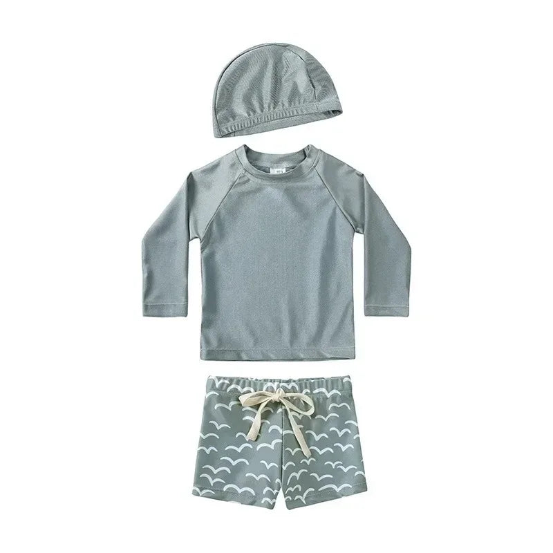 Baby Jongens UV Zwemset met Hoed – UPF 50+ | 9M-7 jaar