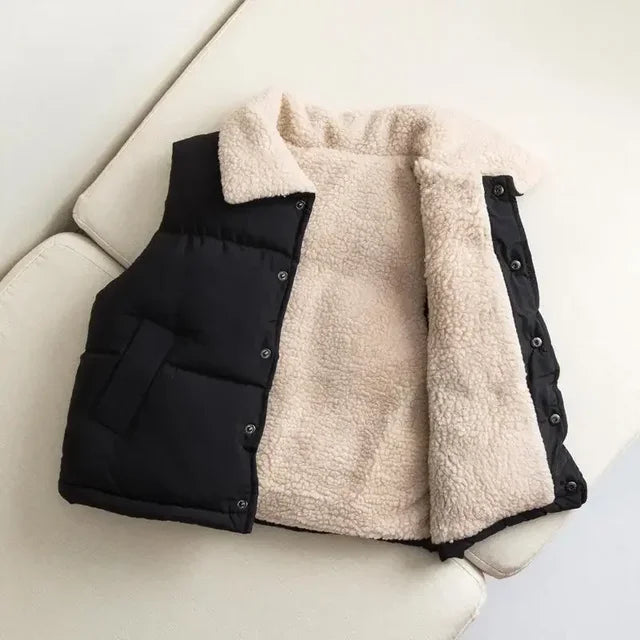 Bodywarmer - Preto Unisex, Geel/Wit/Groen/Zwart, Katoen, Maat 1-8 Jaar-More For Mini