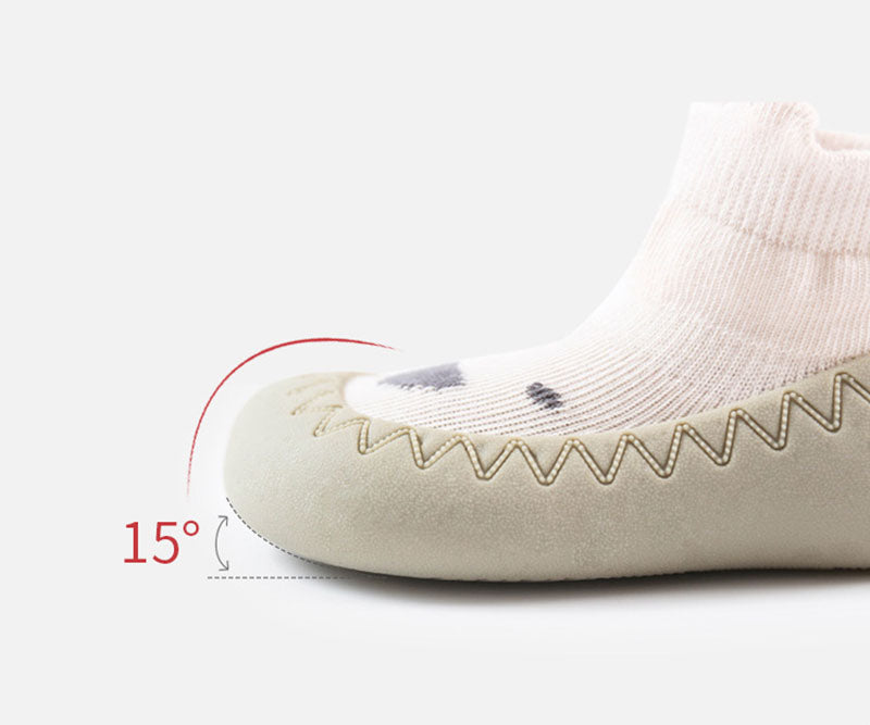 Babyslofjes Eerste Stapjes met Antislip – Zachte Baby Schoentjes 0-3 Jaar