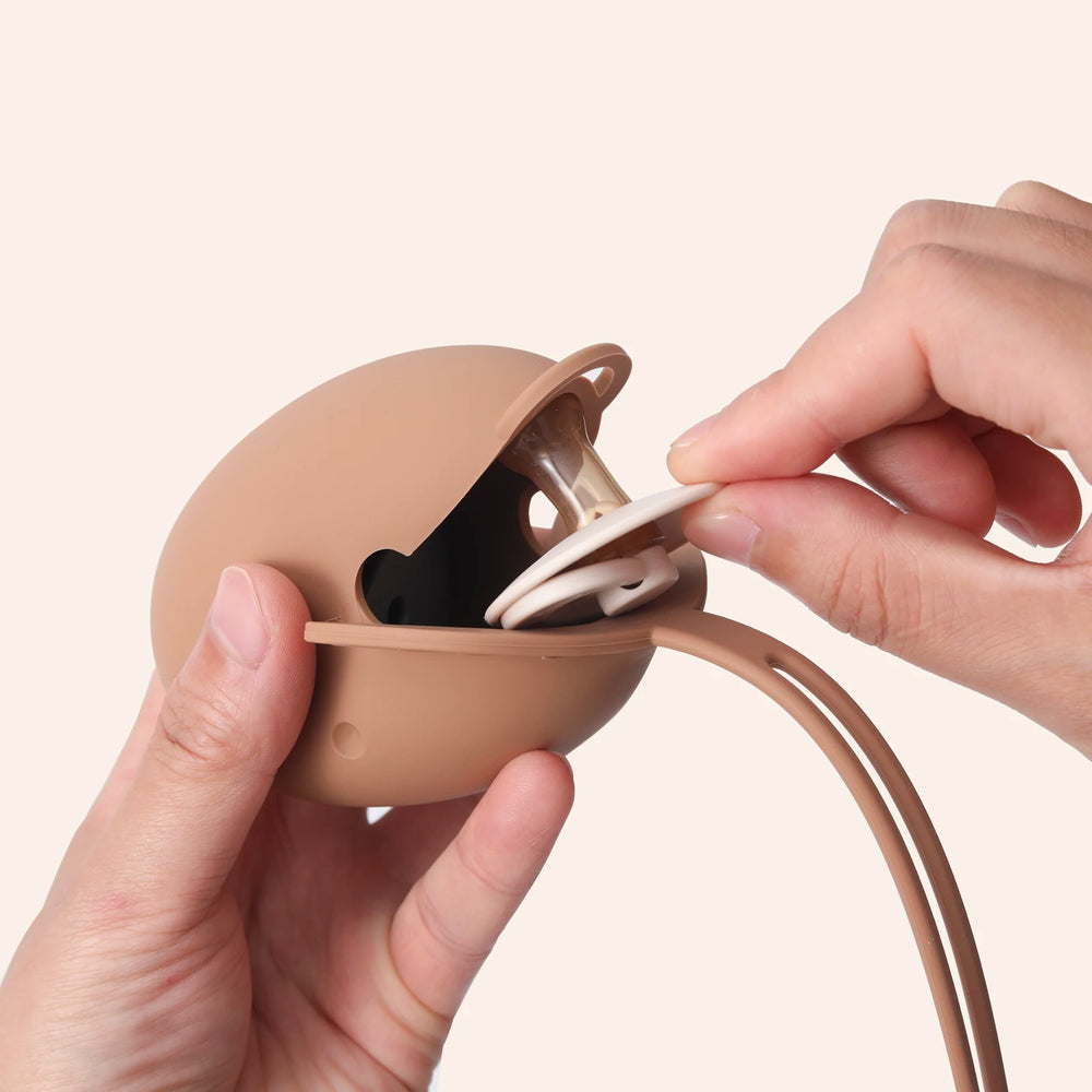 Siliconen Fopspeen Opbergdoos Citroen – BPA-vrij & Hygiënisch
