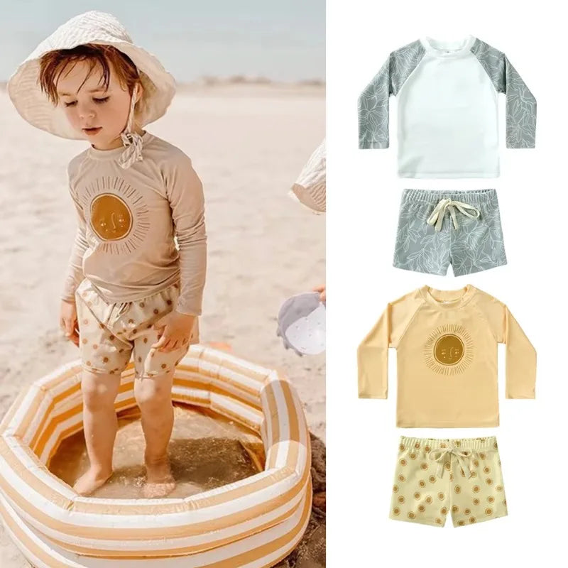 Baby Jongens UV Zwemset met Hoed – UPF 50+ | 9M-7 jaar