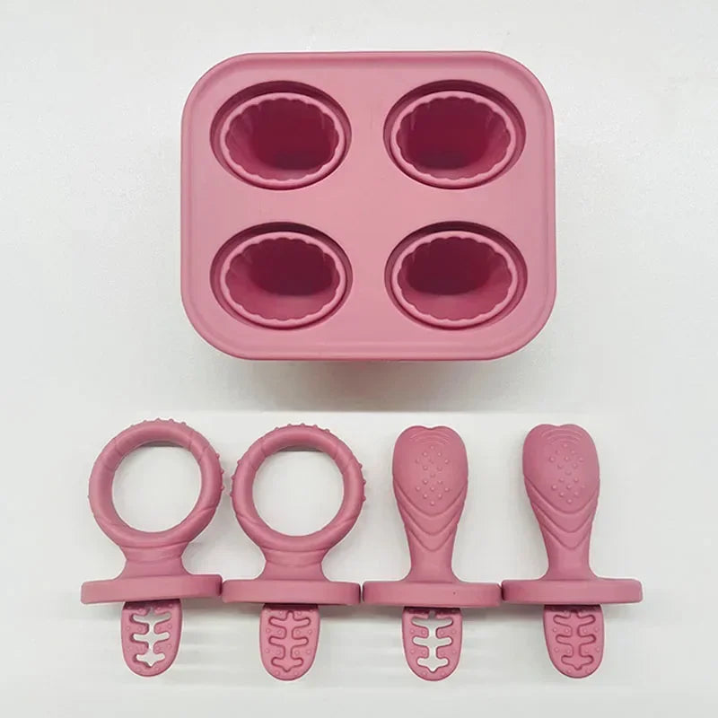 5-delige Baby Bijtring Set – BPA-vrij Siliconen met Handring