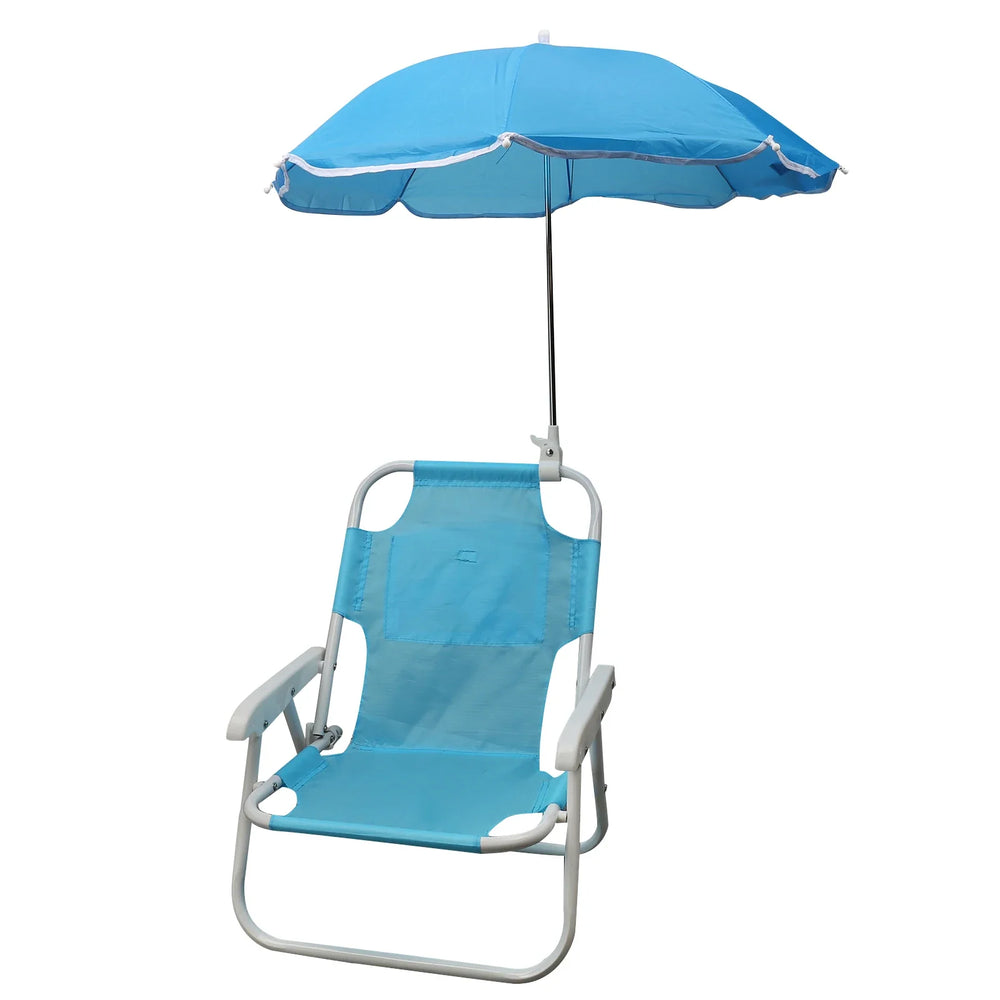 Opvouwbare Kinderstrandstoel met Parasol – Licht & Compact