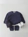 Set met Broek en Trui van Wafel - Porto-Novo Unisex, Blauw/Roze/Grijs/Groen/Geel, Katoen, Maat 0-3 Jaar-More For Mini