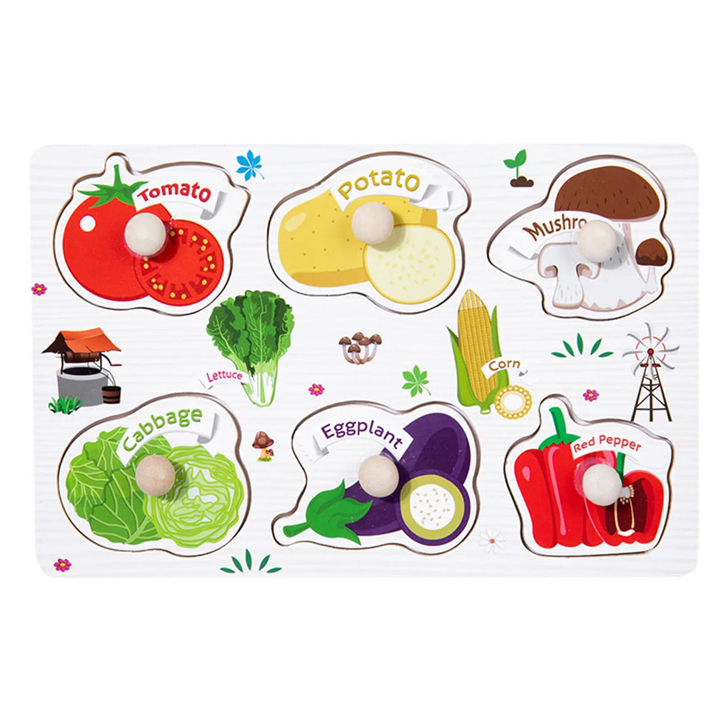 Montessori Houten Puzzel Kinderen – Educatief Speelgoed | 10 Thema's