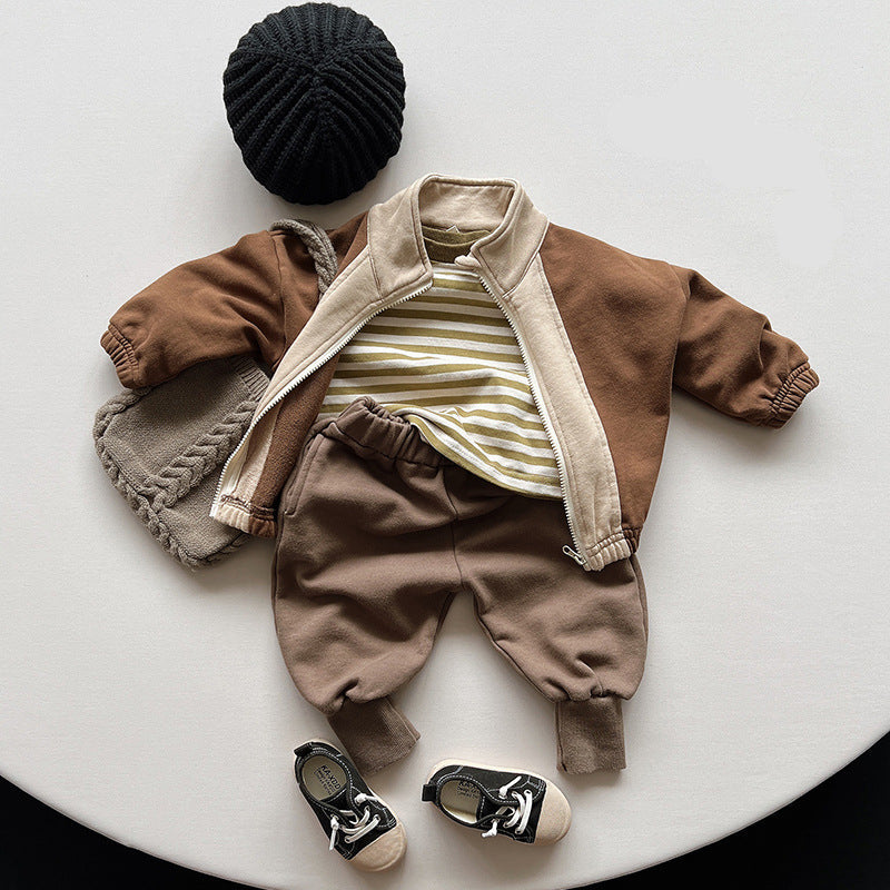 Kinderjas fleece met rits – baby & peuter tussenjas (12m-6 jaar)