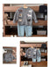 Gebreid Vest met Honden - Puppy Love Unisex, Grijs, Katoen, Maat 0-4 Jaar-More For Mini