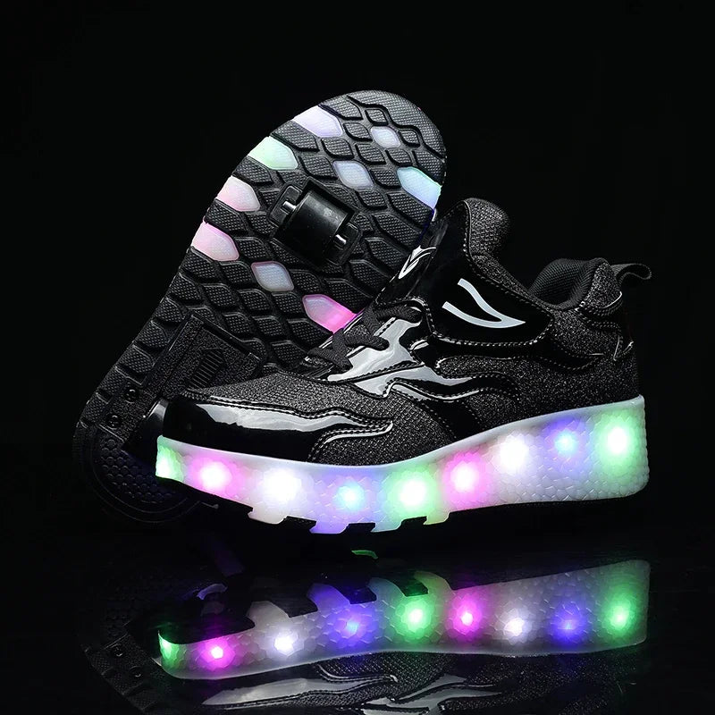 LED Rolschoenen Kind – Sneakers met Wieltjes voor Spelen & Rollen