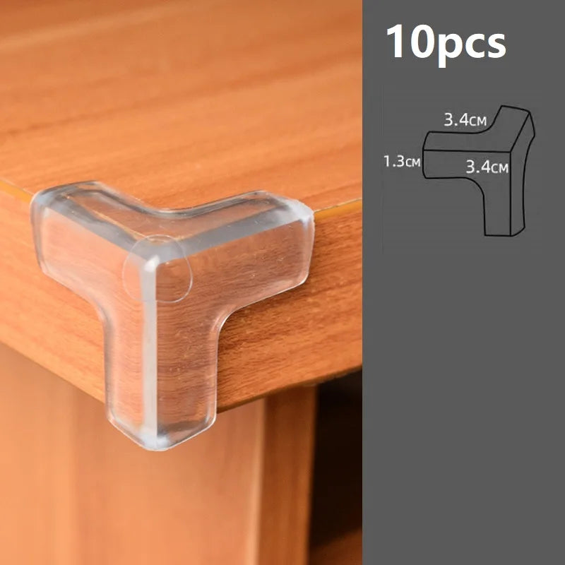 Siliconen Hoekbeschermers voor Baby – Set van 4 of 10 Stuks