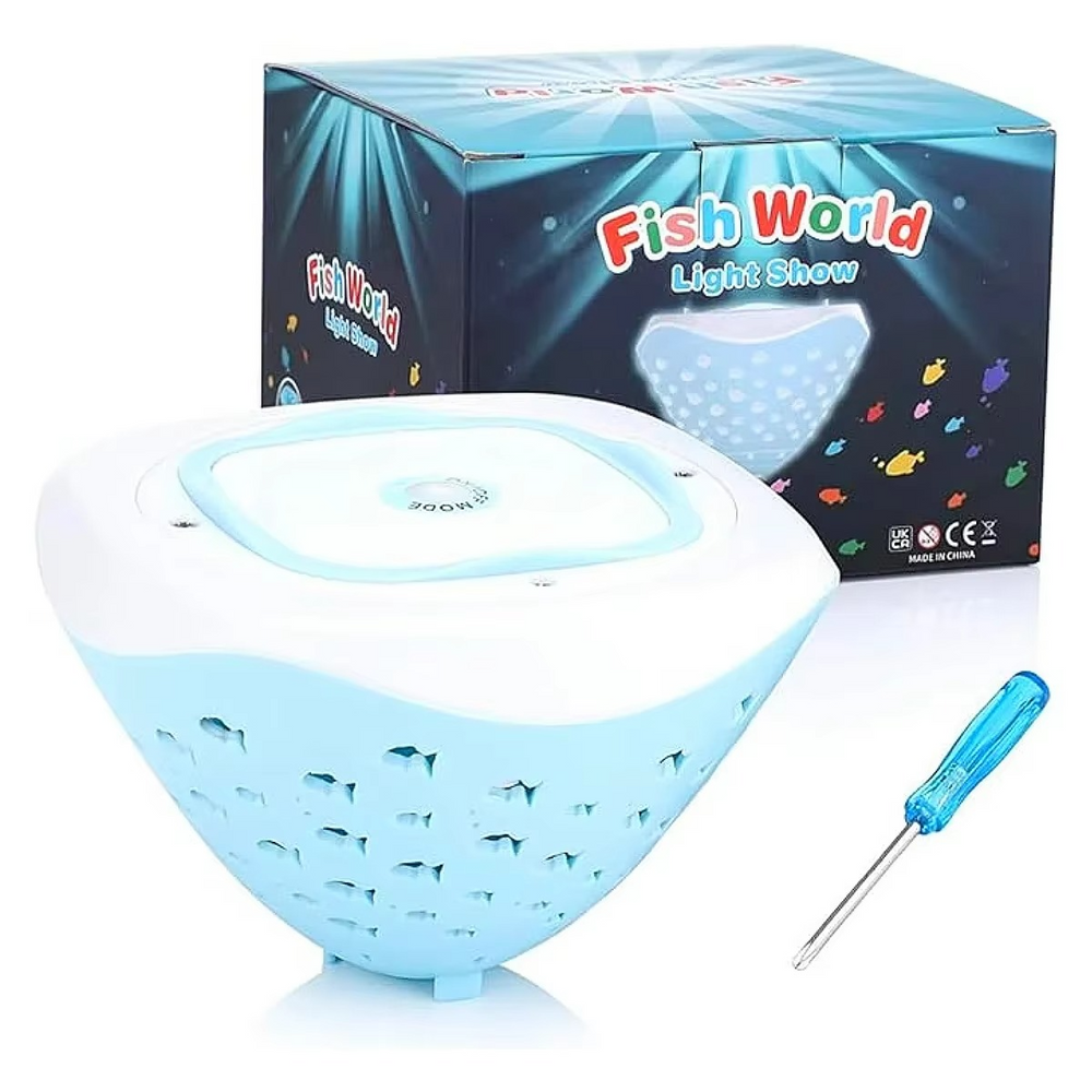 LumiWave GlowFish Waterlicht – Kleurrijke Bad- en Zwembadverlichting met Visprojecties
