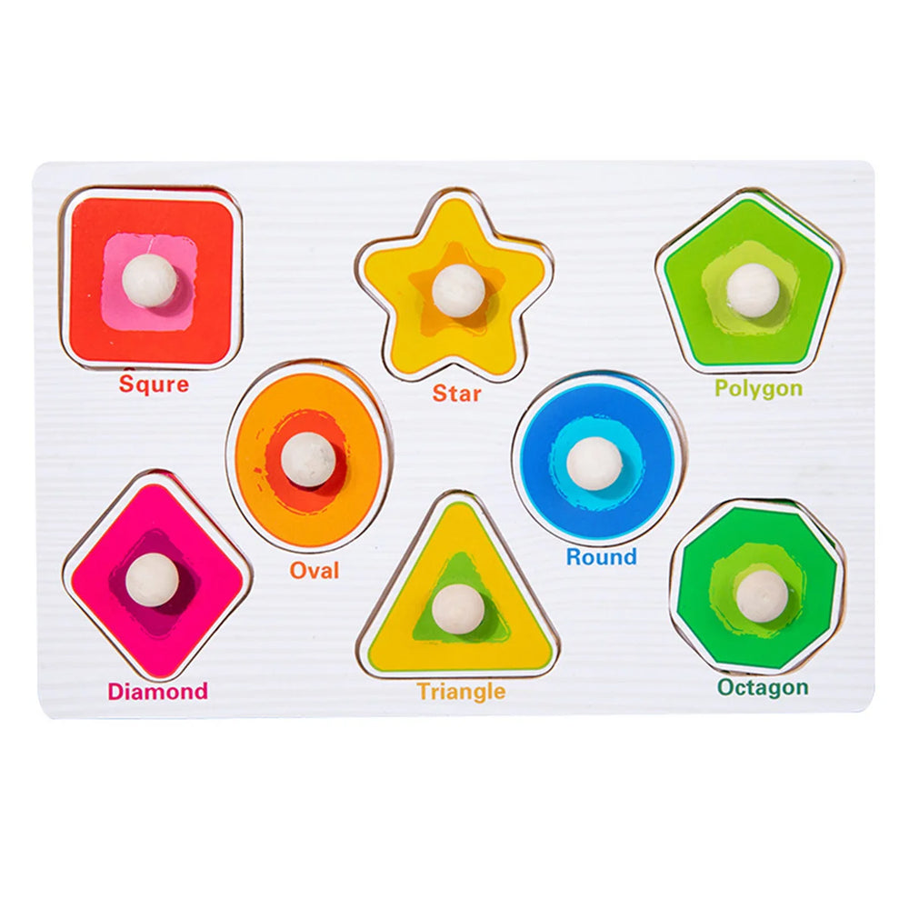 Montessori Houten Puzzel Kinderen – Educatief Speelgoed | 10 Thema's