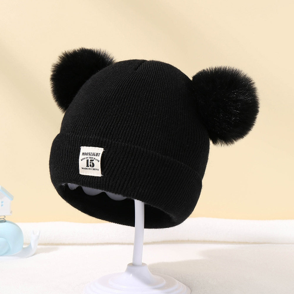 FrostLoom Warme Baby Muts met Pom – Zachte Wintermuts voor Kinderen van 0–3 Jaar