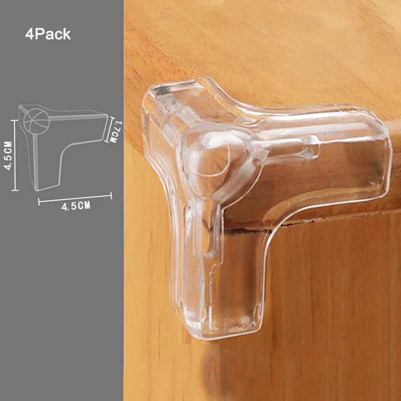 Siliconen Hoekbeschermers voor Baby – Set van 4 of 10 Stuks