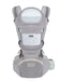 Unisex Baby Draagzak Grijs 6-in-1 Verstelbaar Comfortabel Katoen-More For Mini