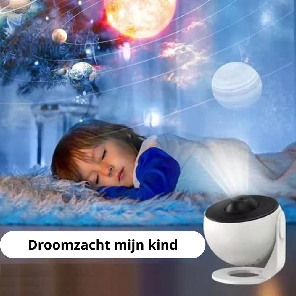 Sterrenhemel Projector – Galaxy Lamp 12 Kleuren & 360°