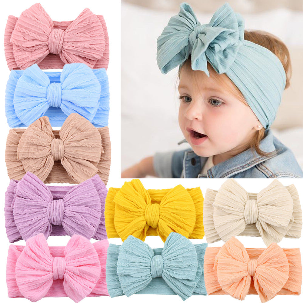 TinyTwist Baby Haarbanden – Zachte Elastische Strik voor Baby’s & Peuters 0-3 Jaar – Comfortabel & Stijlvol