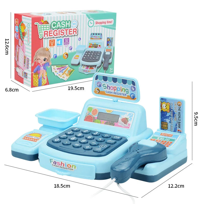 Speelgoedkassa Kind – Kassaspeelgoed met Scanner & Geld 3+