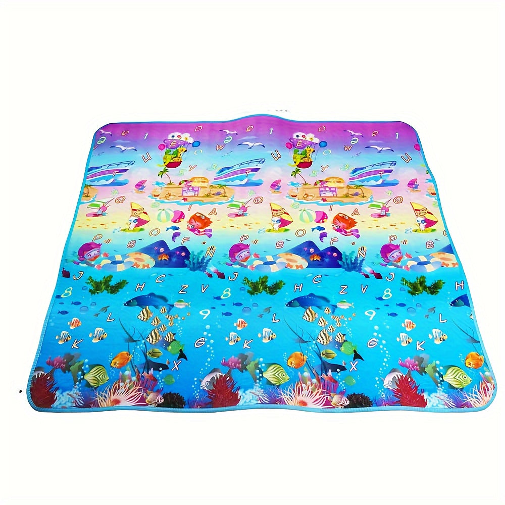 Foam Speelmat Baby – Dubbelzijdig, Antislip & Waterdicht (180x120 cm)