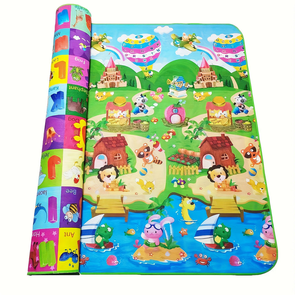 Foam Speelmat Baby – Dubbelzijdig, Antislip & Waterdicht (180x120 cm)