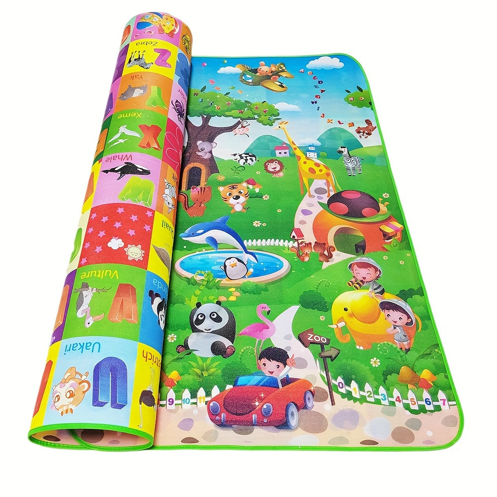 Foam Speelmat Baby – Dubbelzijdig, Antislip & Waterdicht (180x120 cm)
