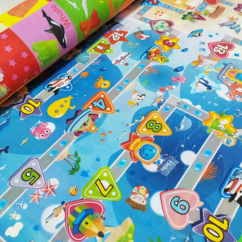 Foam Speelmat Baby – Dubbelzijdig, Antislip & Waterdicht (180x120 cm)