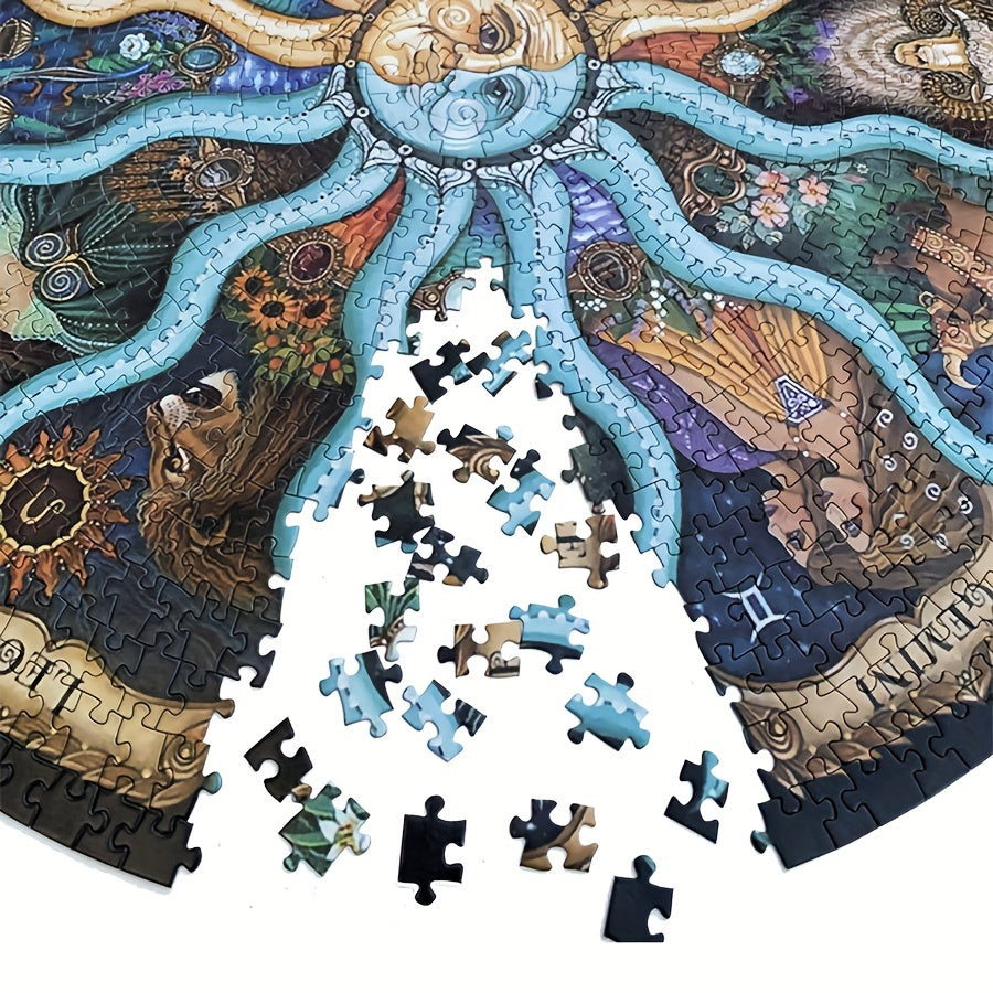 1000 Stukjes Sterrenbeeld Puzzel – Ronde Puzzel Volwassenen