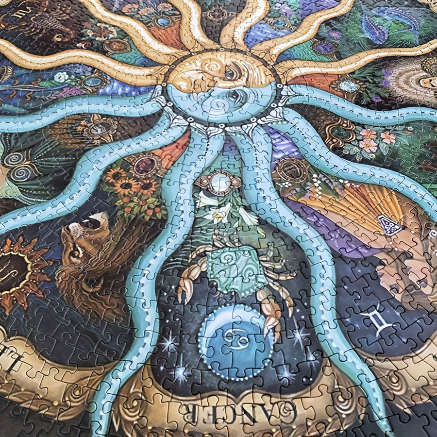 1000 Stukjes Sterrenbeeld Puzzel – Ronde Puzzel Volwassenen