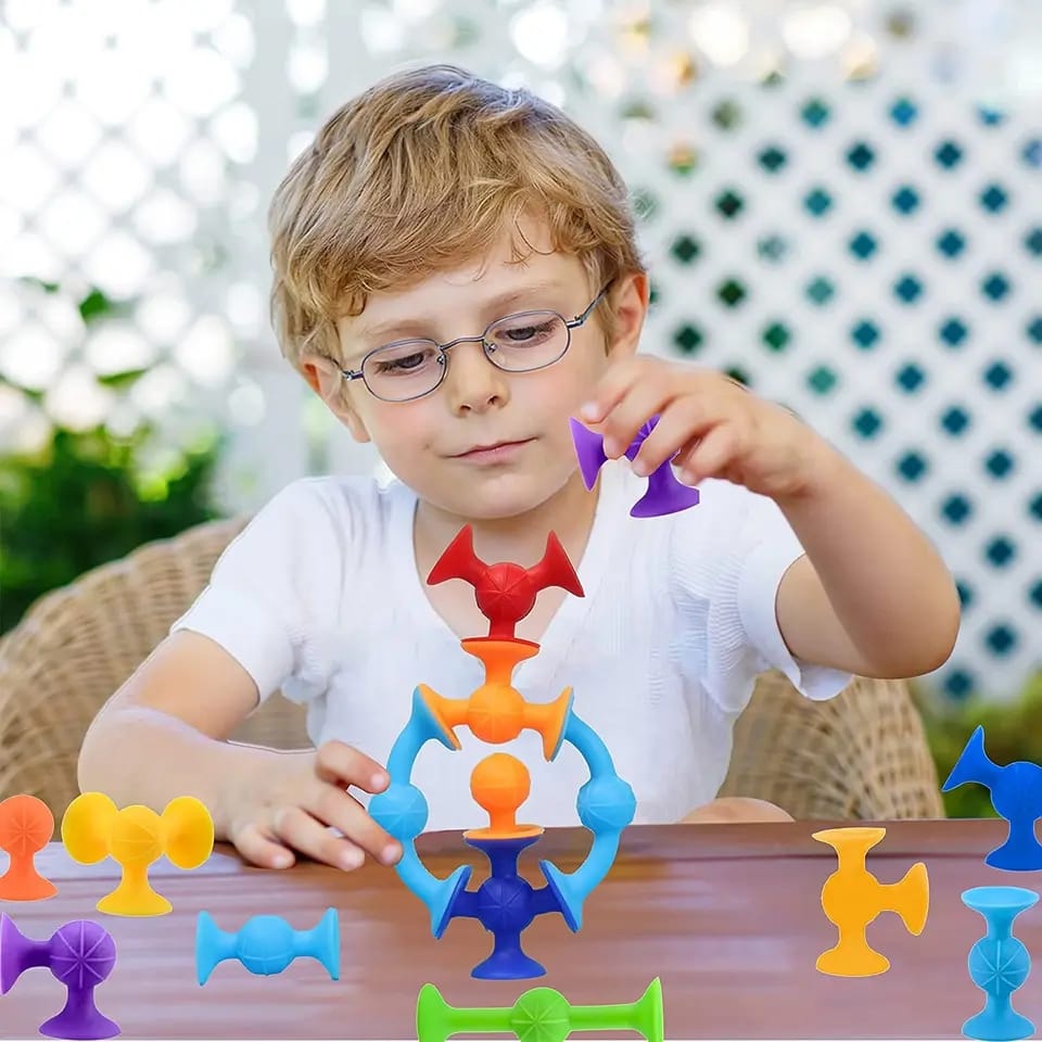 Zuignap Bouwset – Educatief Constructiespeelgoed voor Kinderen