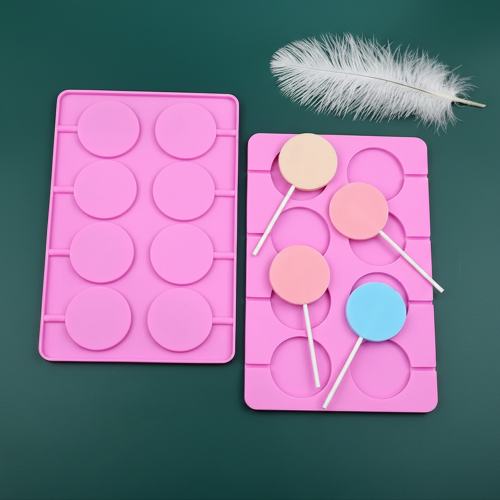 Siliconen lollymallen set voor zelfgemaakte fruitlolly's, BPA-vrij en herbruikbaar, geschikt voor koelkast en vriezer