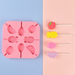 Siliconen lollymallen set voor zelfgemaakte fruitlolly's, BPA-vrij en herbruikbaar, geschikt voor koelkast en vriezer