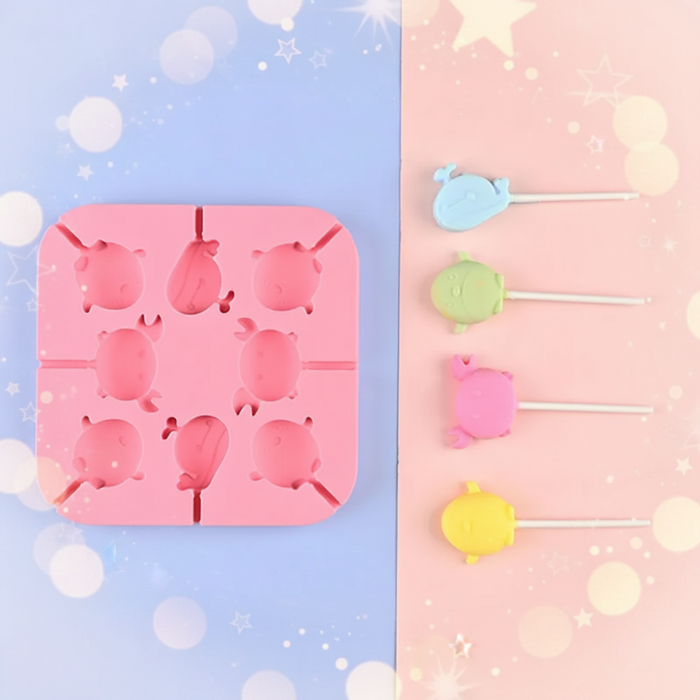 Siliconen lollymallen set voor zelfgemaakte fruitlolly's, BPA-vrij en herbruikbaar, geschikt voor koelkast en vriezer