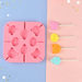Siliconen lollymallen set voor zelfgemaakte fruitlolly's, BPA-vrij en herbruikbaar, geschikt voor koelkast en vriezer