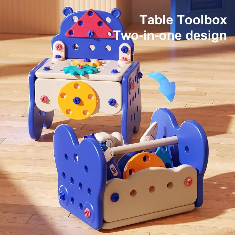 CreativeBuild Toolbox – Educatieve Montessori Speelset voor Kinderen, Stimuleert Creativiteit & Motoriek