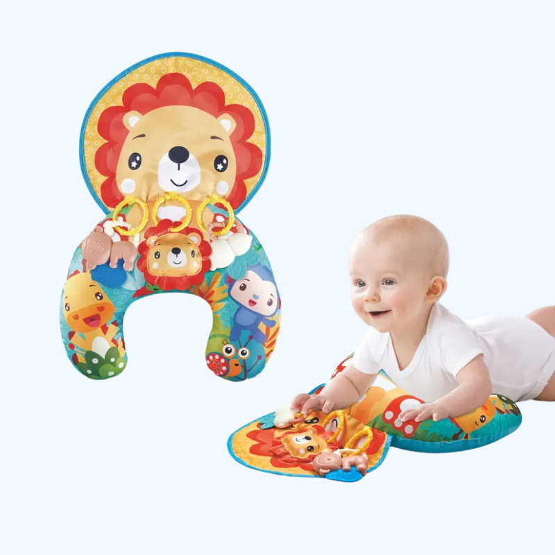Trainingskussen en Kruipmat voor Baby's – Zintuiglijke Stimulatie – Veilig Speelgoed