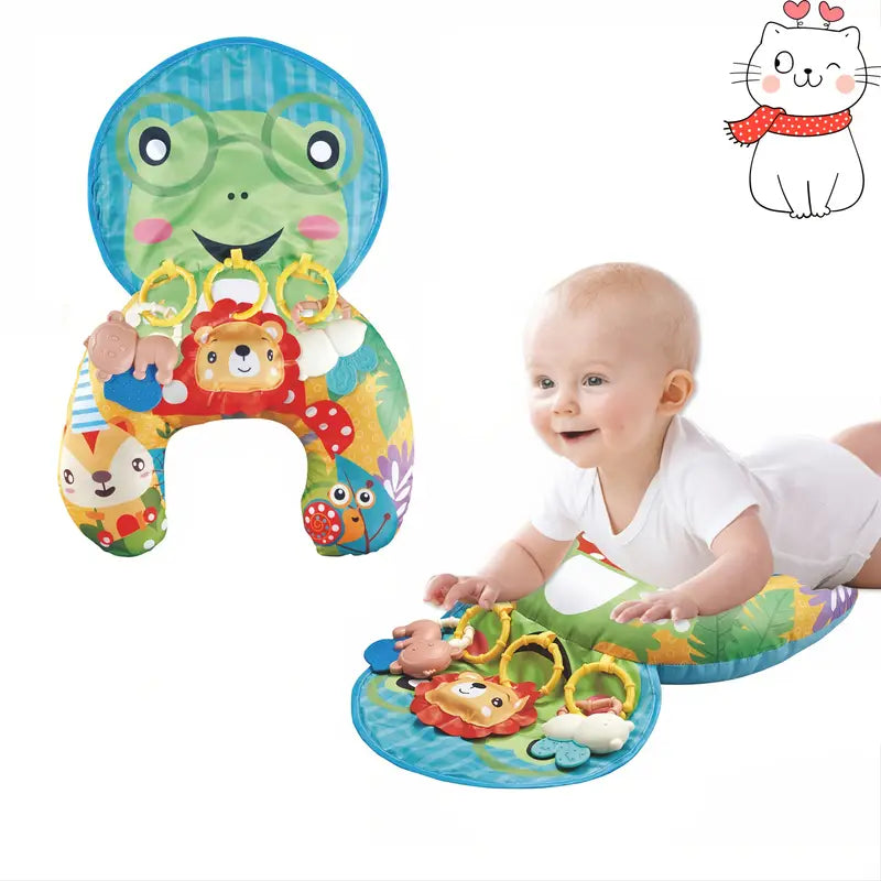 Trainingskussen en Kruipmat voor Baby's – Zintuiglijke Stimulatie – Veilig Speelgoed
