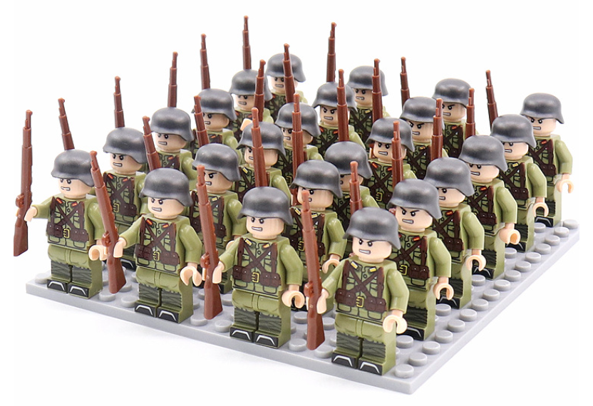Bouwfiguren Set Kind – 21x Bouwpoppen Compatibel met Bouwstenen (6+)