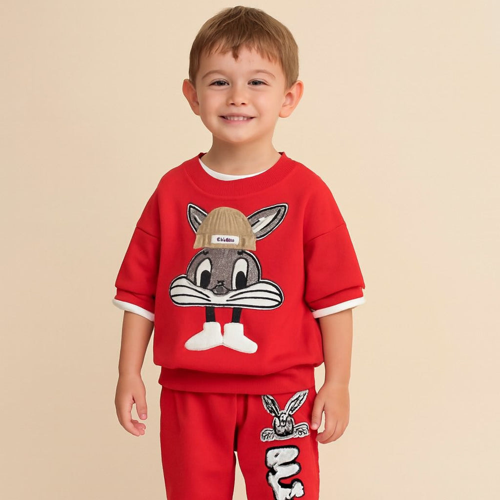 Unisex Warme Bunny Sweater & Broek Set (2-Delig)