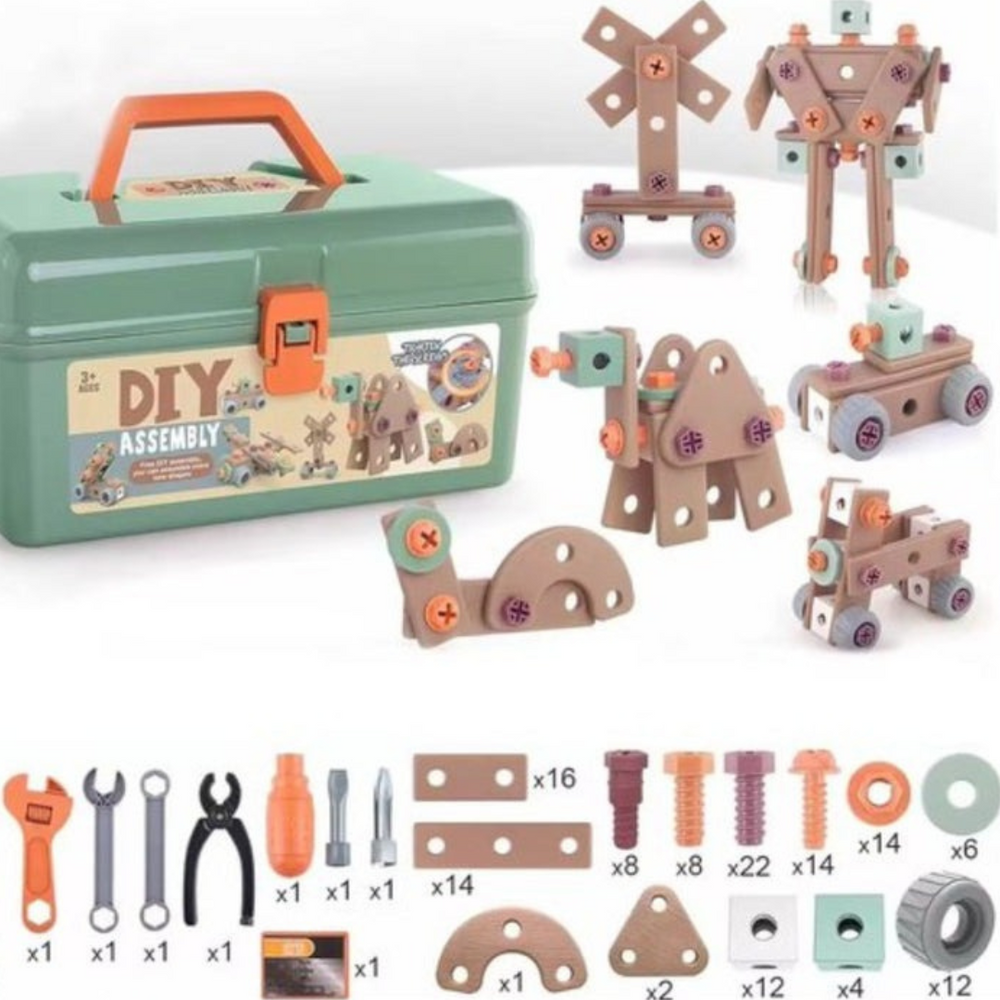 Gereedschapsset Kinderen – Speelgoed Toolset met Koffer (3+ Jaar)