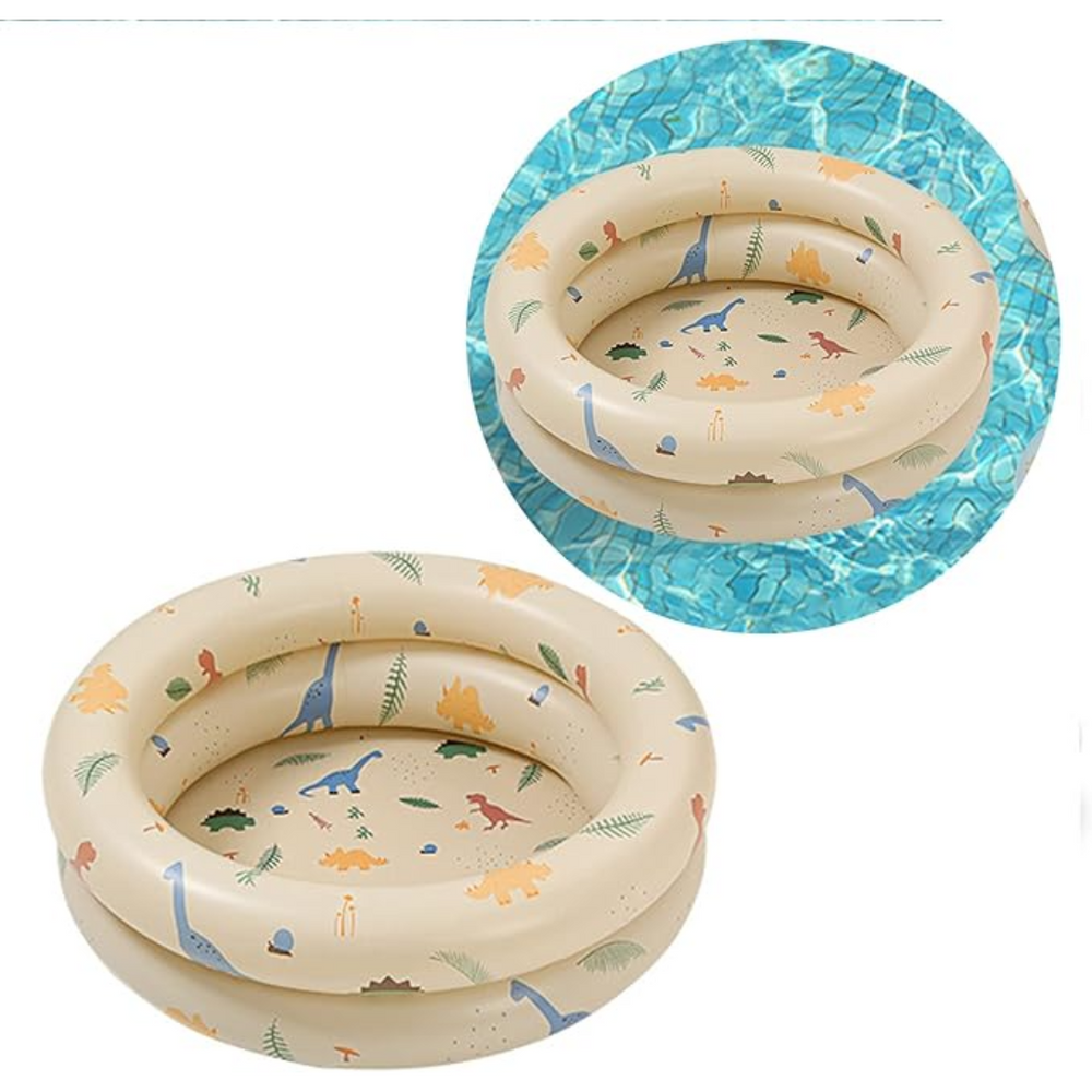 Baby Zwembad met Oceaanballen – Opblaasbaar & Veilig Peuterbad voor Zomerplezier – WadeNest 90 cm