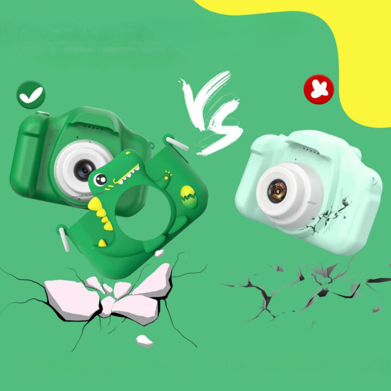 DinoLens Kinder Camera – HD Foto & Video, Speels Dino Design