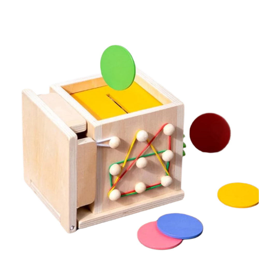 Montessori Leerdoos voor Kinderen | Educatief Houten Speelgoed 3+ | Stimuleer Motoriek & Cognitie
