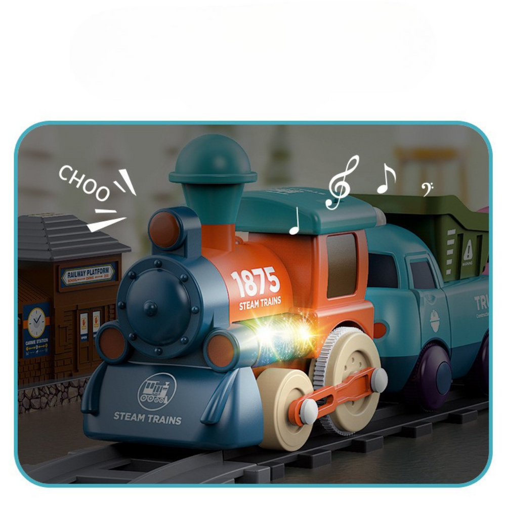 Muzikale Speelgoedtrein voor Peuters – Licht, Geluid & Bewegend Speelplezier