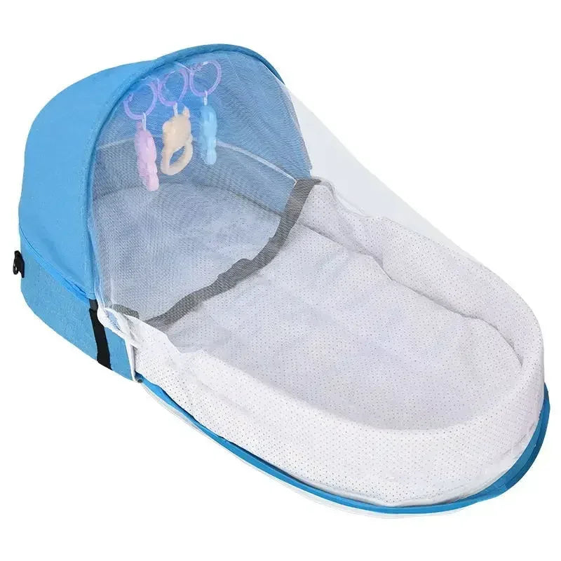 BabyNest CalmSleep Vouwwieg – Veilig & Comfortabel Babybedje voor Thuis en Onderweg