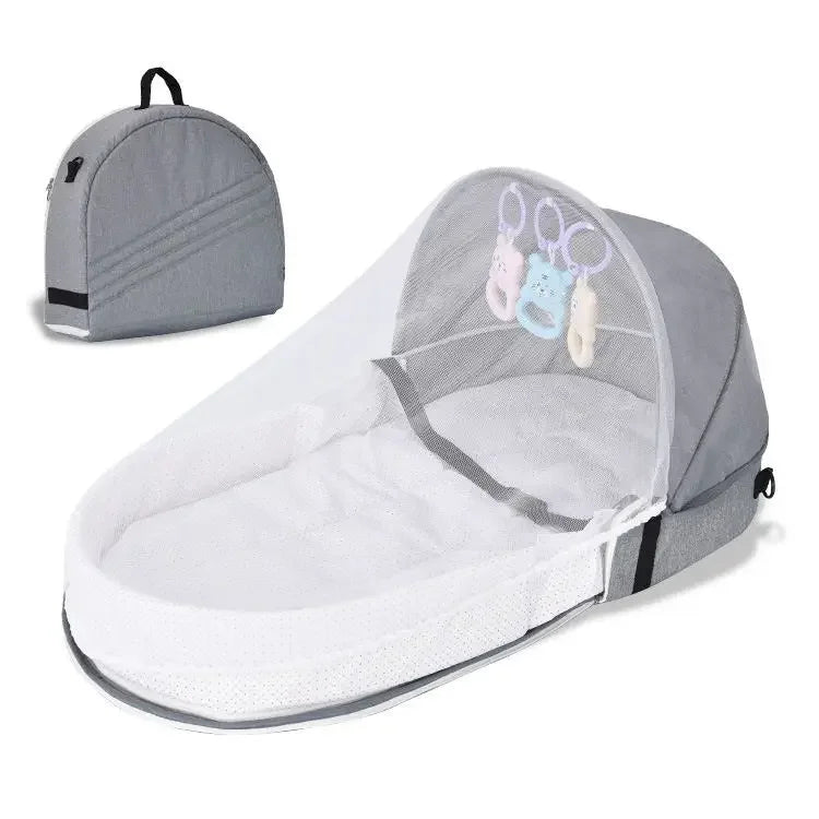 BabyNest CalmSleep Vouwwieg – Veilig & Comfortabel Babybedje voor Thuis en Onderweg